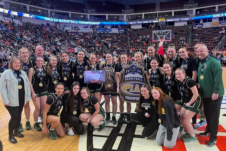 Archbishop Wood beats Cathedral Prep, 37-27, in the PIAA Class 5A girls' basketball final at Hershey's Giant Center on Saturday.