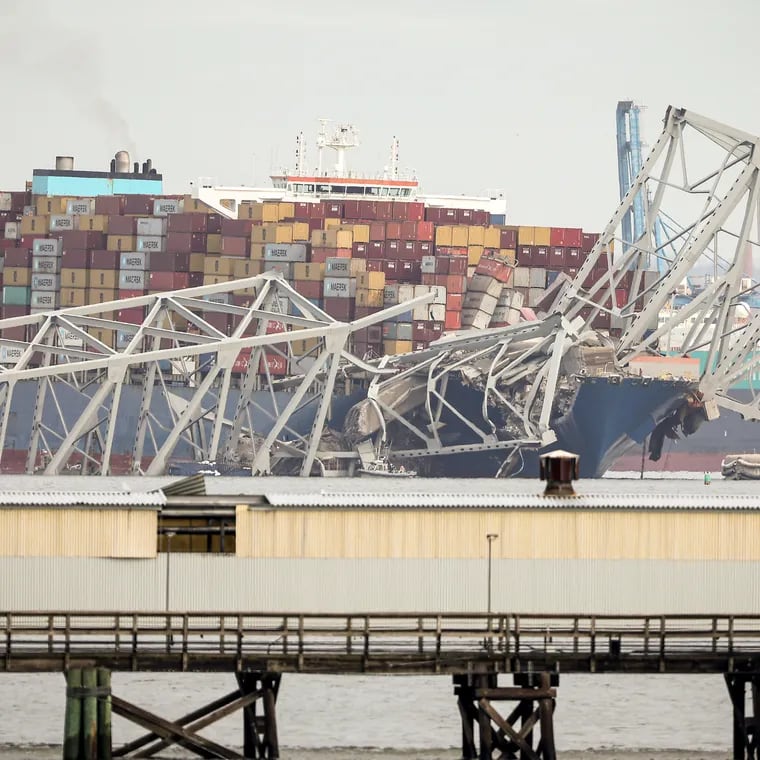 The Francis Scott Key Bridge after a container ship ran into it on the Patapsco River in Baltimore on Tuesday. I can’t help wondering if we can draw something more than grief from this disaster, Solomon Jones writes.